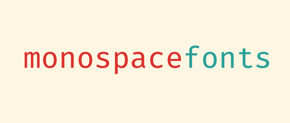 jenis jenis tipografi ada font monospace