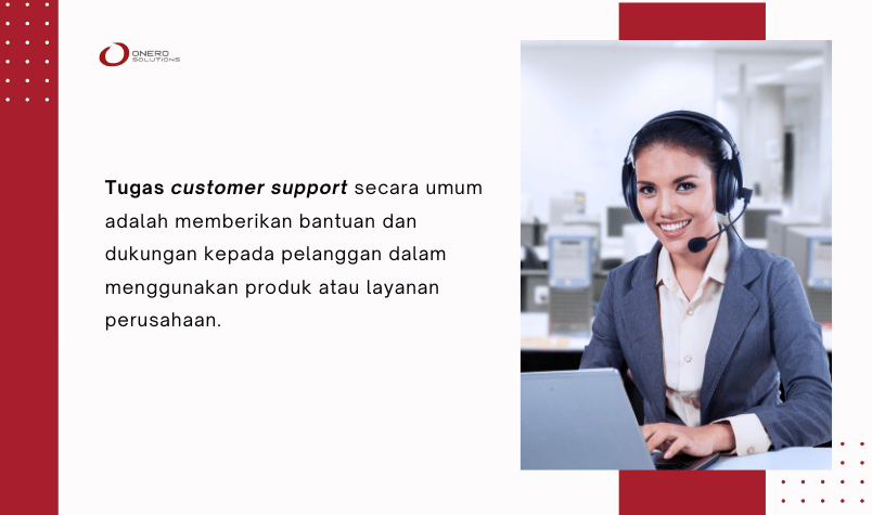 Tugas customer support